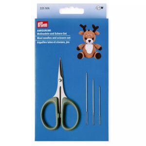 Prym Amigurumi Sett Ullnål og saks - 4 deler