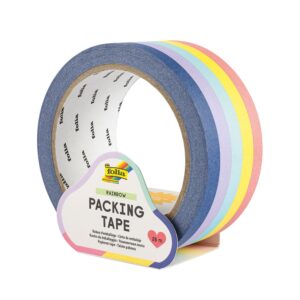 Folia Packing Tape Pakketape 48mm x 25m - Rainbow