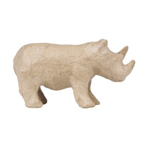 Decopatch Pappmaché - 13x5x7cm - Neshorn