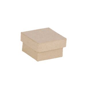 Decopatch Pappmaché - 4,5x4,5x3cm - Miniboks firkantet