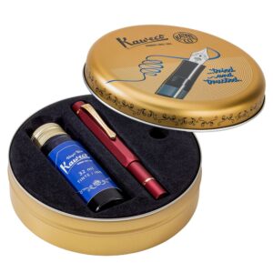 Kaweco Piston Sport AL Fyllepenn Set - BB 1.3mm Bordeaux